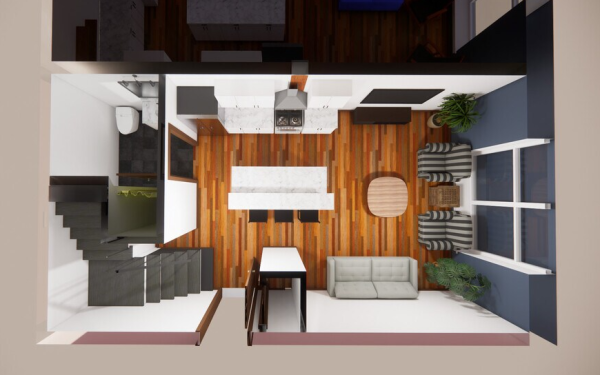 Loft - 1 Bedroom - 1 Bath - 1st Floor